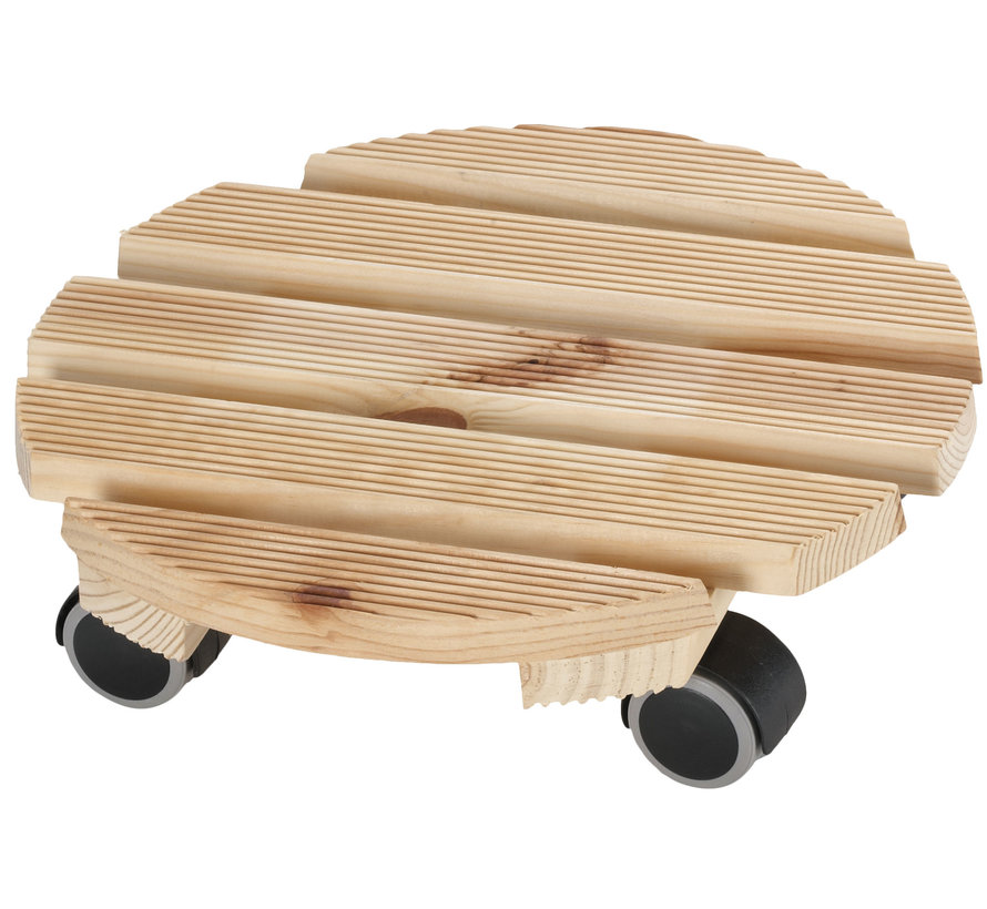 Plantentrolley Lounge ø 30 cm - Naturel