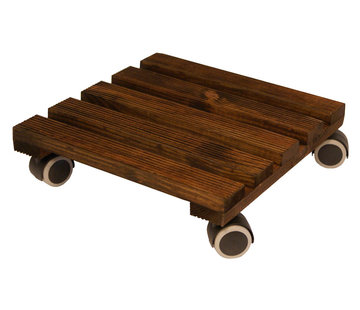 Dörner + Helmer Plantentrolley Lounge 30 x 30 cm - Donker Gebeitst