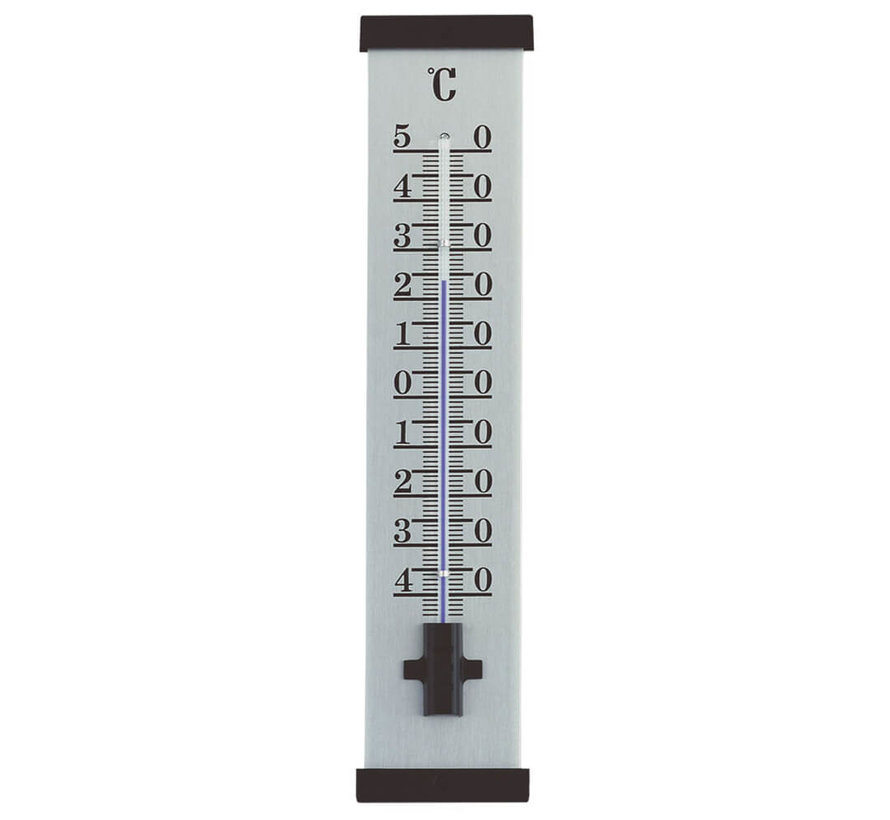 Thermometer Aluminium - Zwart