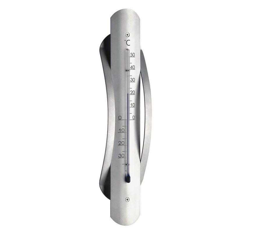 Thermometer - 28,5 cm - Design Aluminium