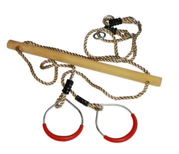 Hermic Trapeze met metalen ringen