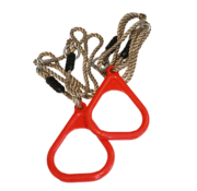 Hermic Ringenset Kunststof - Rood