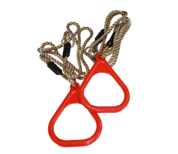 Hermic Ringenset Kunststof - Rood