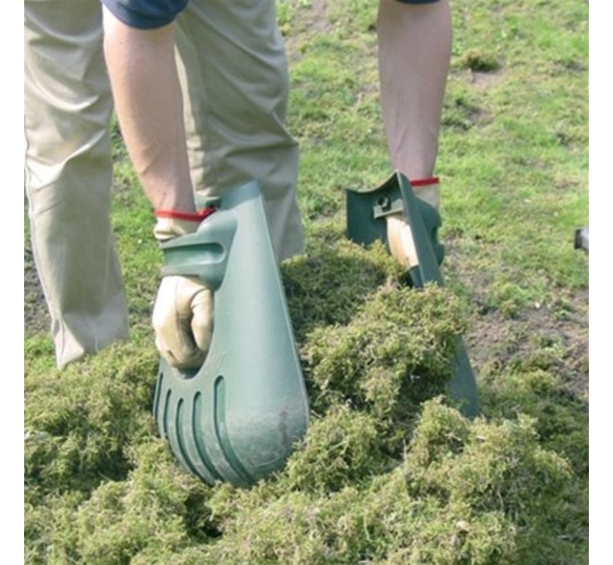 Grote handen - Scoops - Bladscheppen - Groen