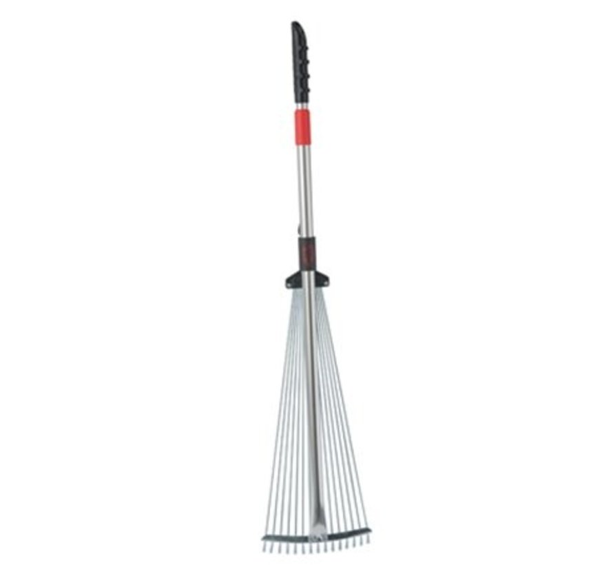 Telescopische bladhark - 15 tanden