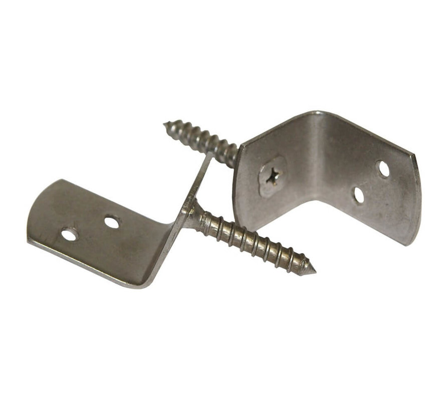 Vlechtschermsteun L vorm - RVS los