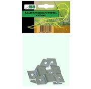 Meuwissen Agro Gaaspaneelklem Dubbel - Set 4 stuks