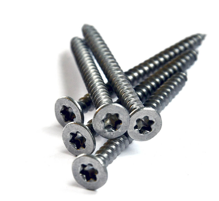 Spaanplaatschroeven RVS 200 st. 4,0 x 50 mm - Torx