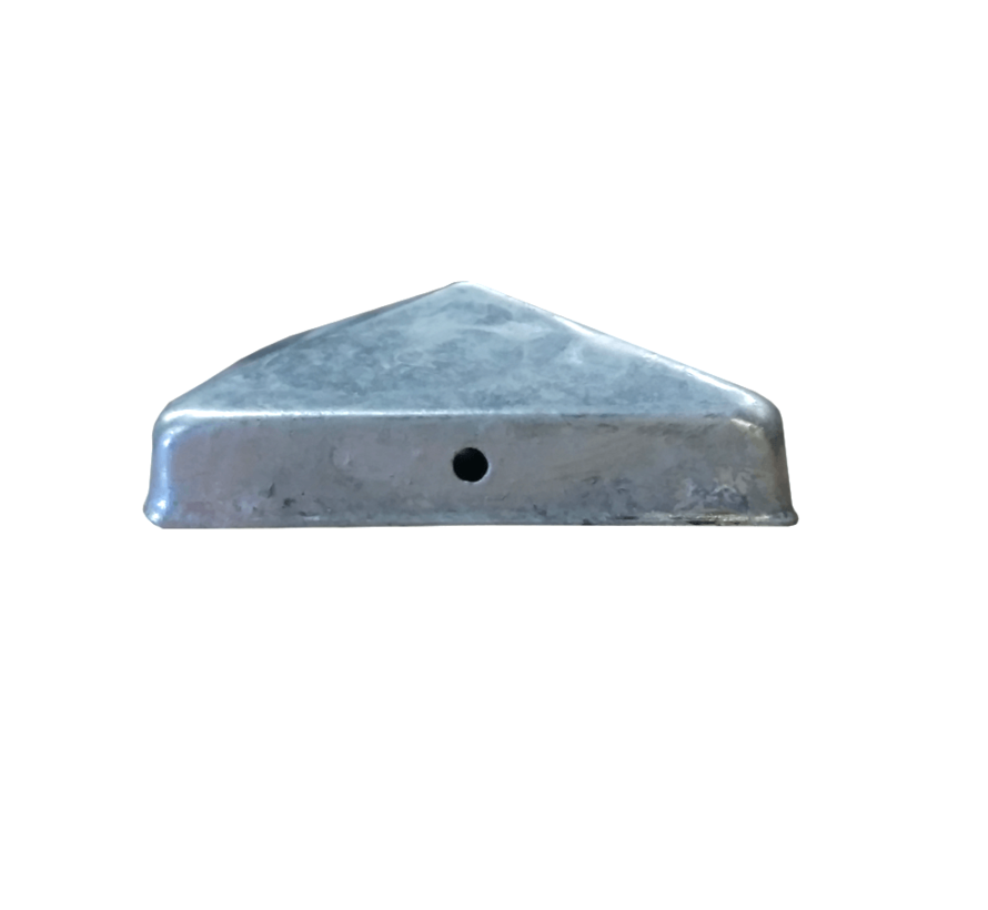Paalornament Afdekkap gegalvaniseerd 90 x 90 mm