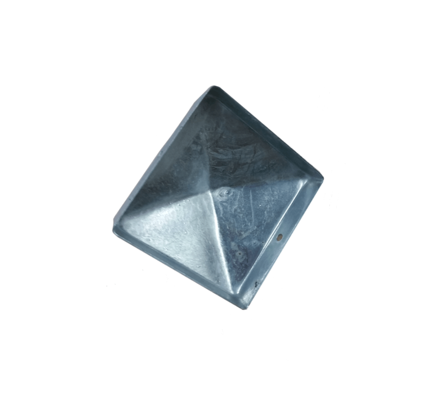 Paalornament Afdekkap gegalvaniseerd 90 x 90 mm