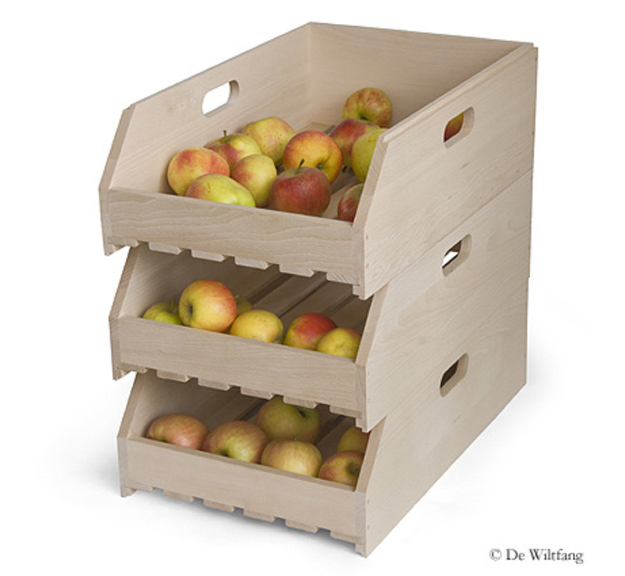 Fruitkistje stapelbaar - Beukenhout