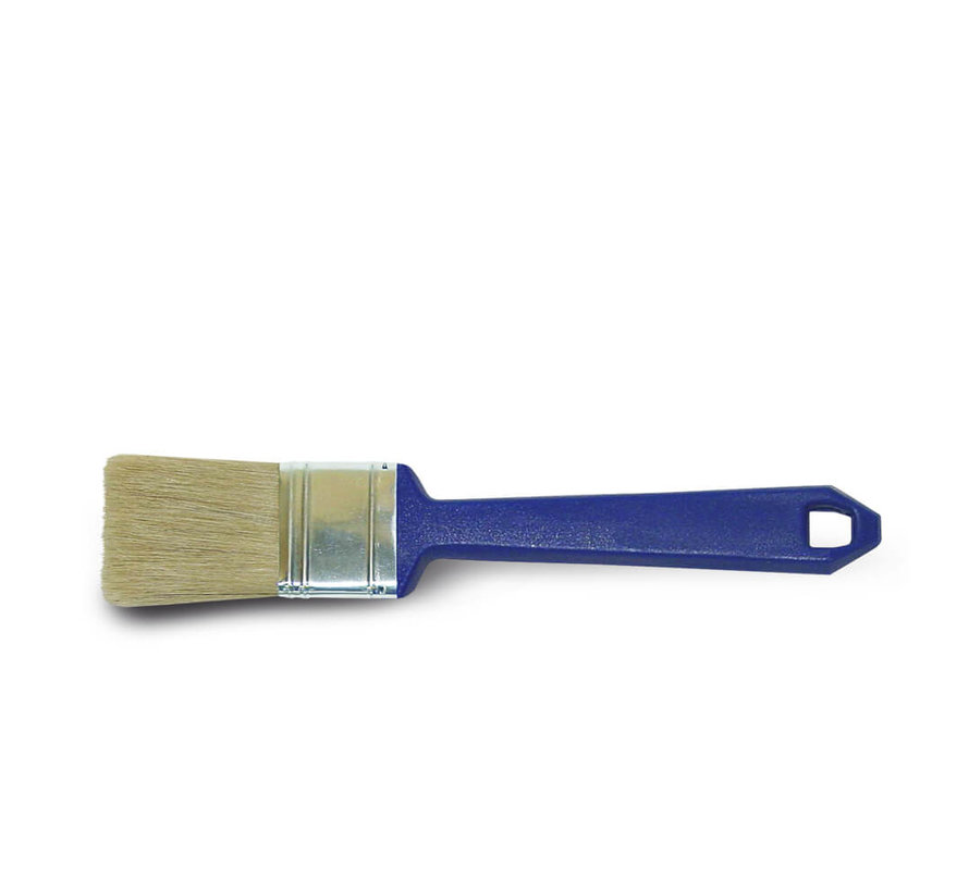 Wegwerpkwast Plat - Serie 2001 - Wit haar - 3 cm