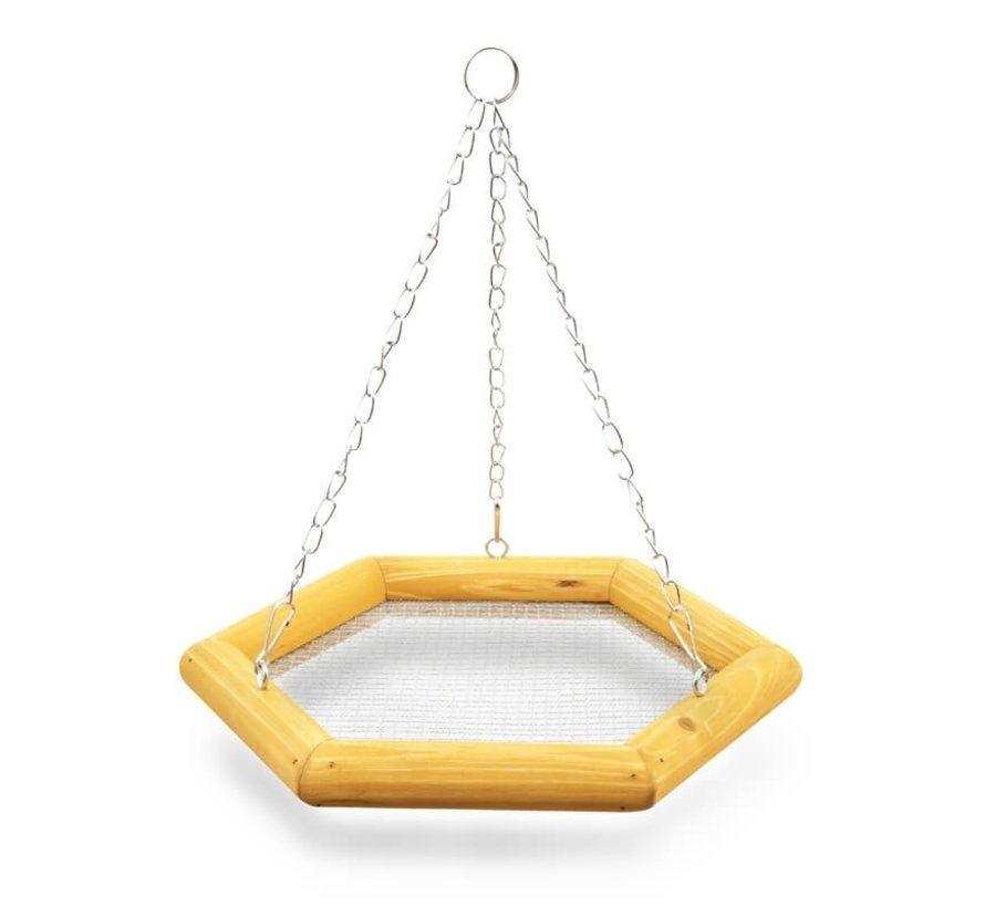 Voederschotel Hout - 31 cm