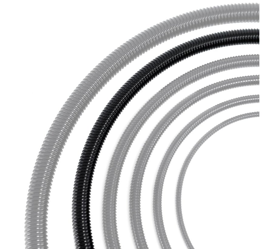 Vijverslang zwart 40 mm x 25 meter