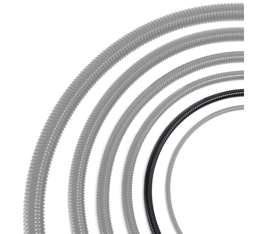 Vijverslang - 20 mm x 50 meter - Zwart