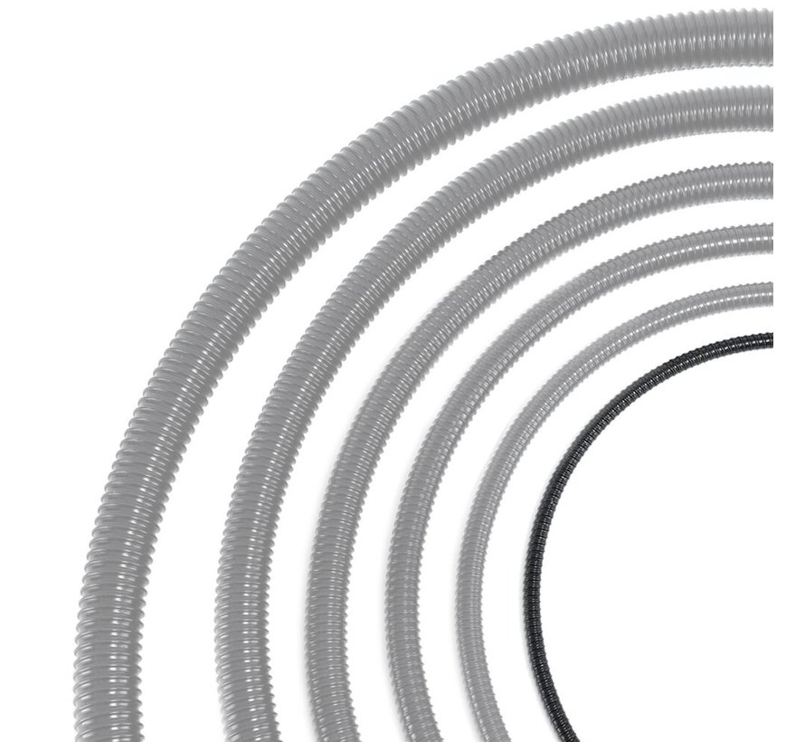 Vijverslang - 12 mm x 30 meter - Zwart