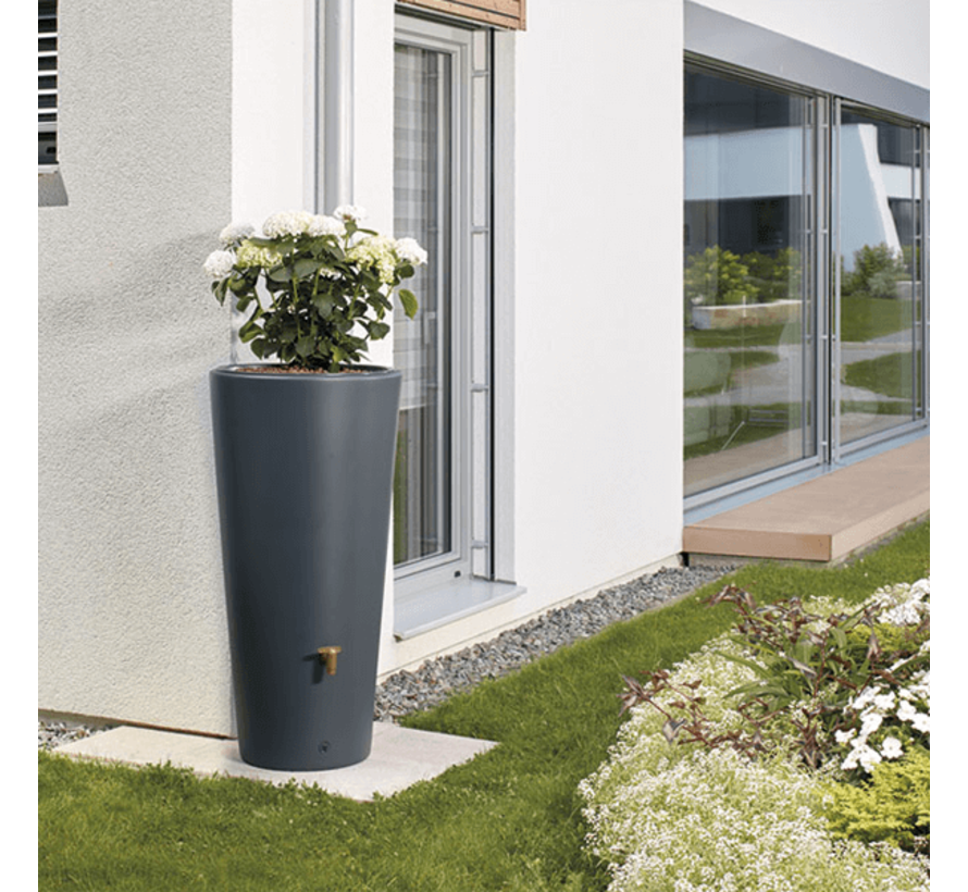 Regenton Vaso 220 liter - 2 in 1 + Plantenbak