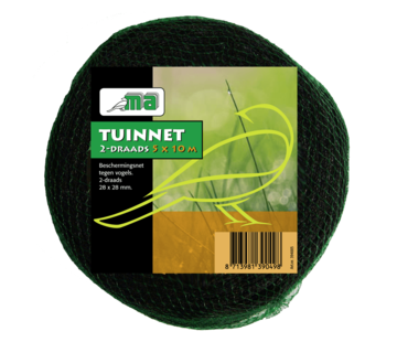 Meuwissen Agro Vogelnet - Tuinnet - 2 Draads - 5 x 10 meter