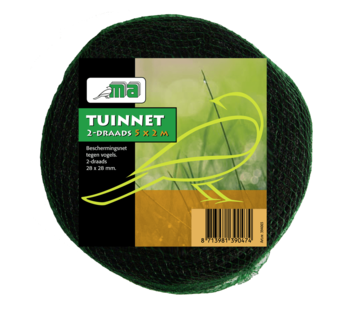 Meuwissen Agro Vogelnet - Tuinnet - 2 Draads - 5 x 2 meter