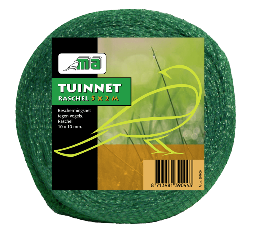 Vogelnet - Tuinnet - 5 x 2 meter