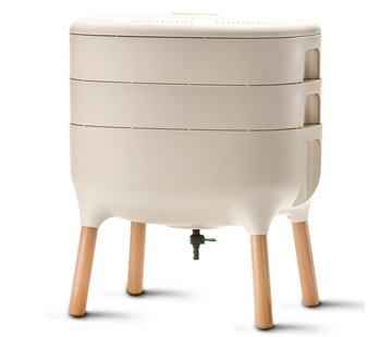 Plastia Wormenbak - Worm Composter - Ivoor