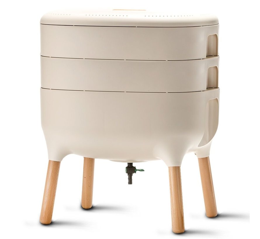 Worm Composter - Uitbreidingsbak - Ivoor