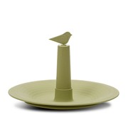 Plastia Vogelbadje Finch - Olijfgroen
