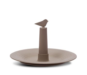 Plastia Vogelbadje Finch - Taupe