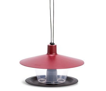 Plastia Voederhuis Finch - Wijnrood
