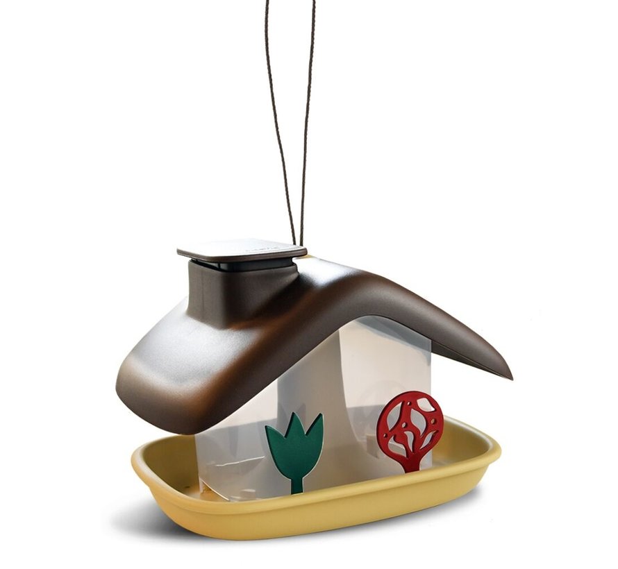 Vogelvoederhuis - Domek - Bruin