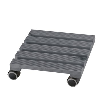 Dörner + Helmer Plantentrolley Lounge - 30 x 30 cm - Antraciet