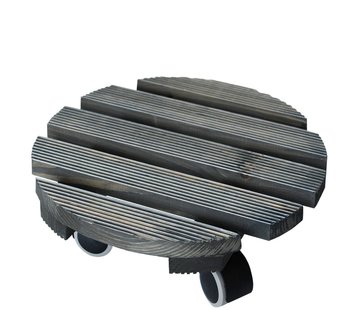 Dörner + Helmer Plantentrolley Lounge - ø 30 cm - Antraciet