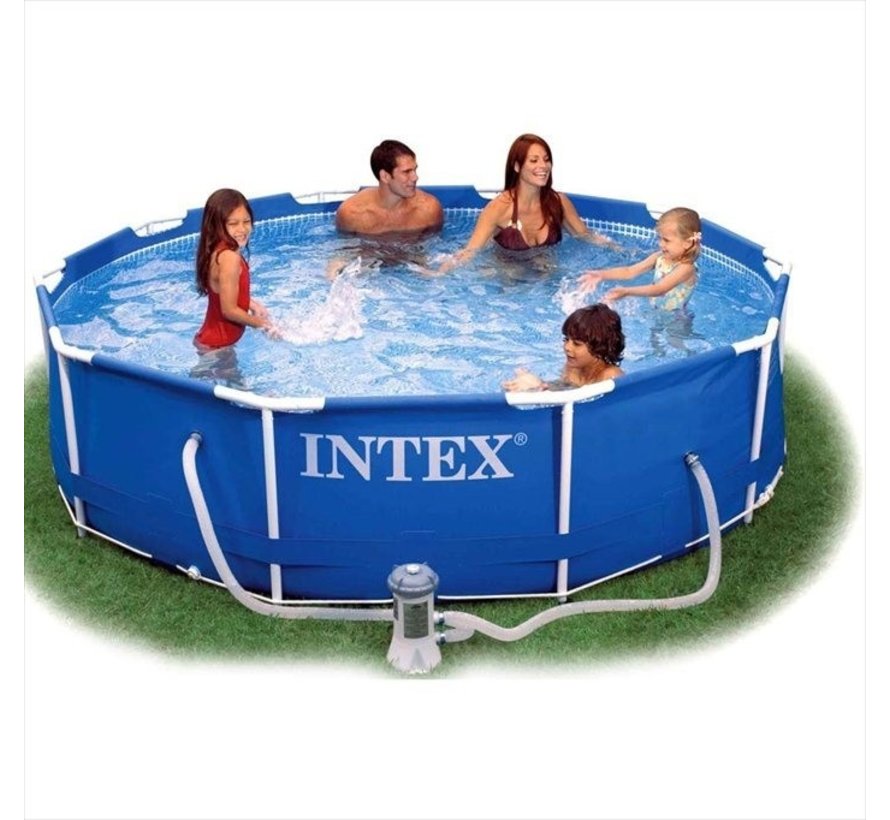 Intex Metal Frame Zwembad 305 x 76 cm - Tuinartikelen.nu