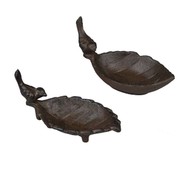 Meuwissen Agro Vogelbad blad - Gietijzer - 16,5 cm