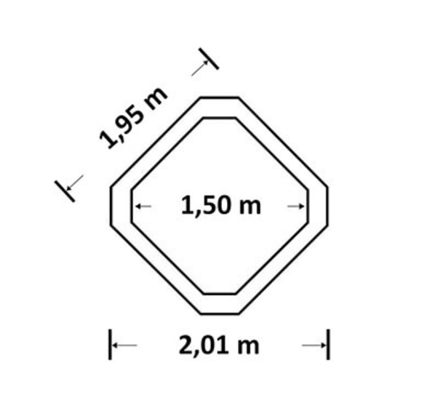 Opblaasbare PureSpa - Deluxe Jacuzzi - 4 persoons