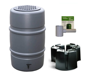 Harcostar Regentonset Harcostar - 227 L - Antraciet + Voet + Vulautomaat