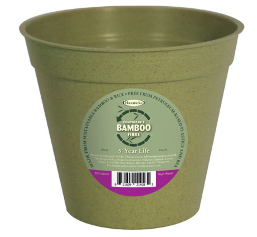 Bamboe bloempot - XXL - 20 cm