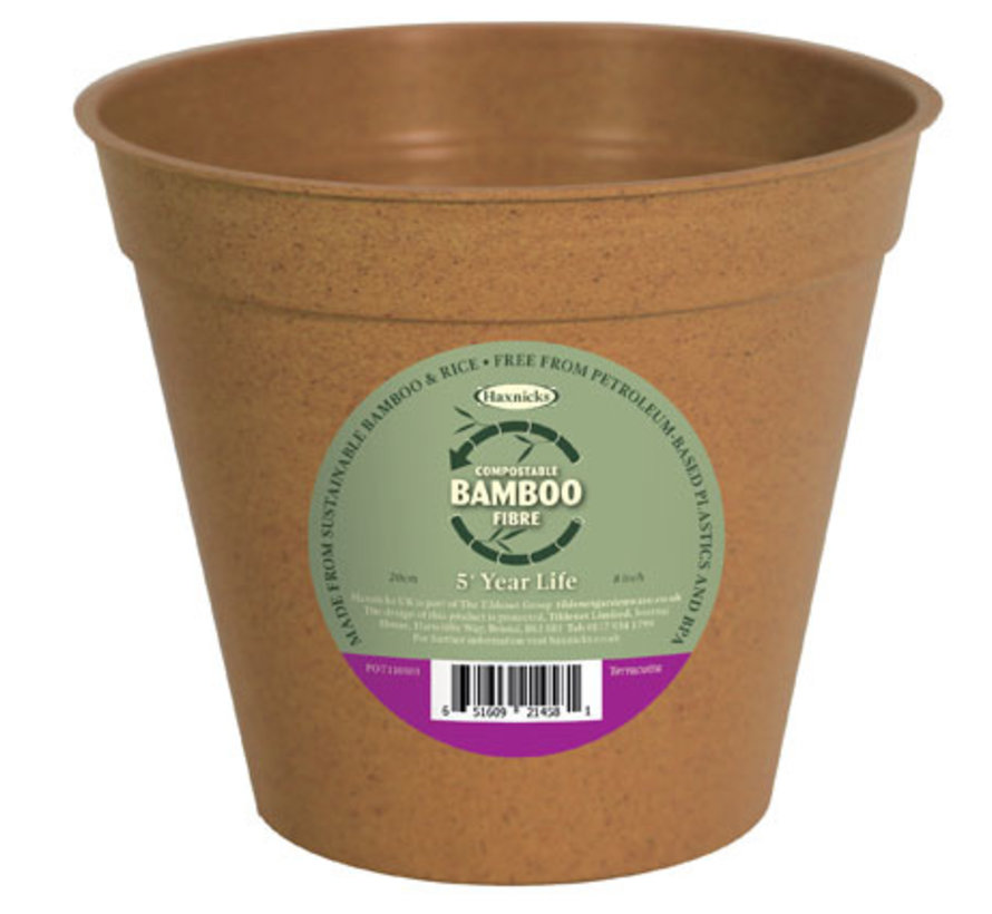 Bamboe bloempot - XXL - 20 cm