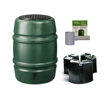 Harcostar Regentonset Harcostar - 168 Liter Groen + Voet + Vulautomaat