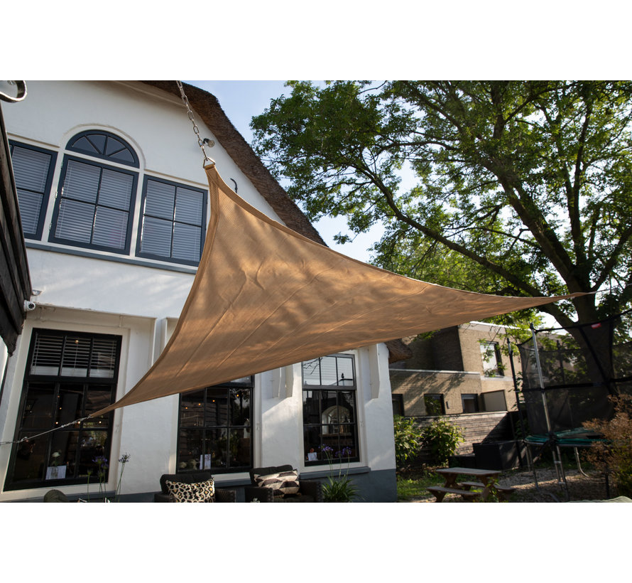 Schaduwdoek Driehoek - 5 x 5 x 5 meter