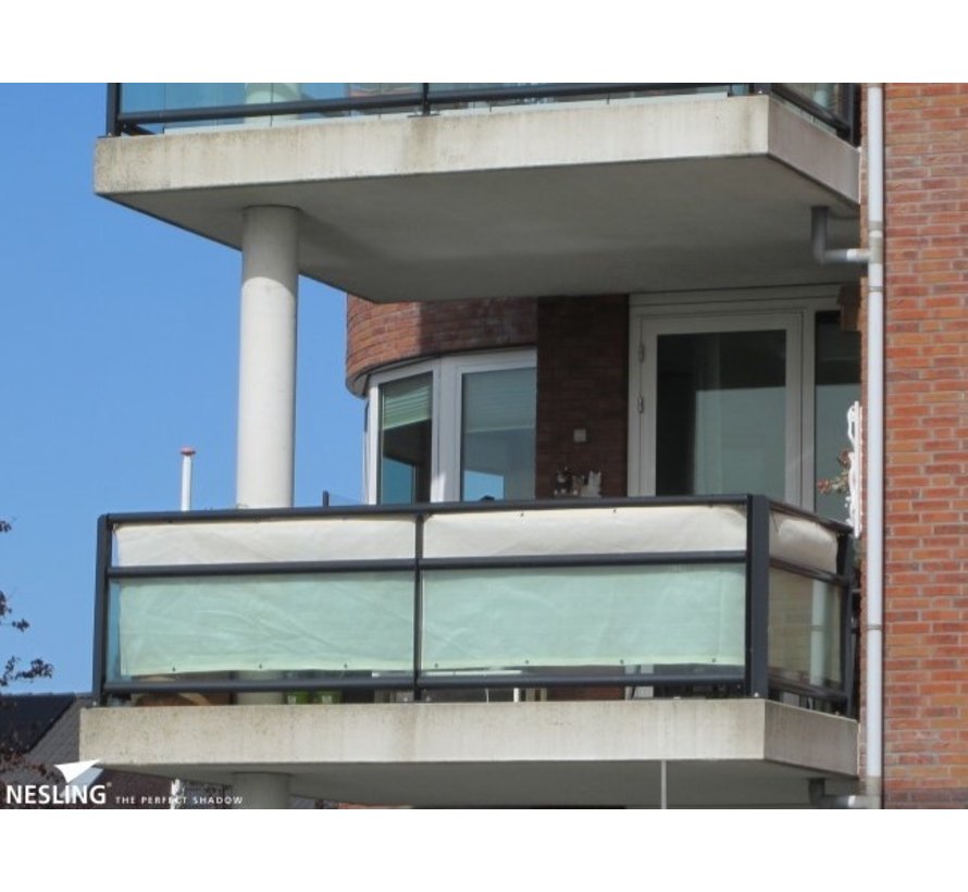 Balkondoek 0,8 x 5 meter - Gebroken wit