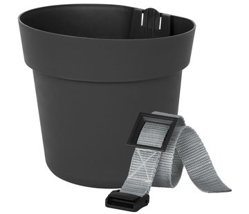 Geli Bloempot Conny - 16 cm - Antraciet