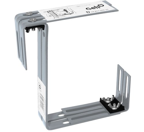 Geli Balkonhaak Type D steengrijs - 2 stuks