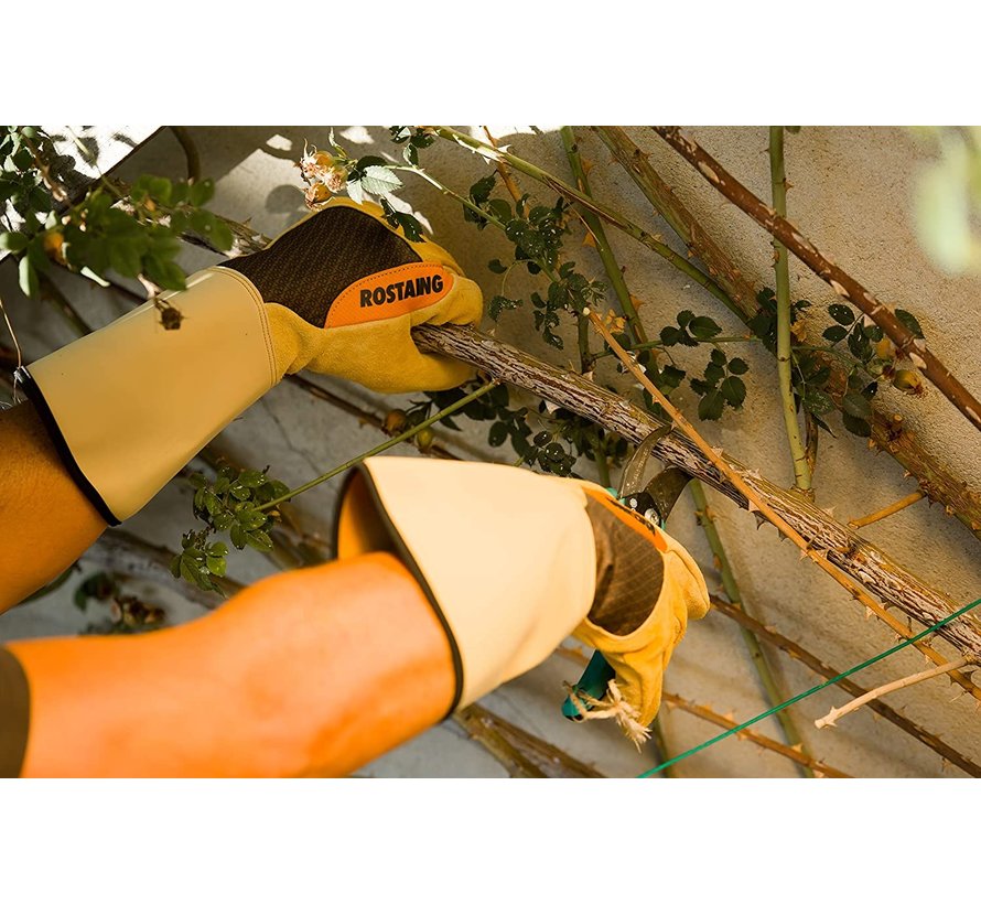 Rozenhandschoenen - Lang Manchet - Maat 11