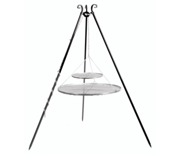 Cookking Driepoot Barbecue - 180 cm + Dubbel RVS Grillrooster