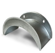 De Wiltfang Wandslanghouder Groot - Verzinkt staal