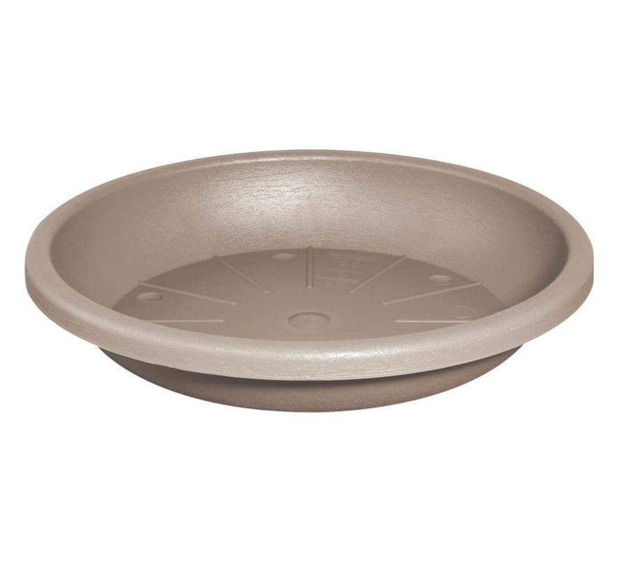 Bloempot Schotel CYLINDRO ø 13 cm - Taupe