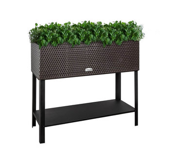 Tuinartikelen.nu Kweekbak Rotan met frame - Rechthoek -  95 x 40 x 30 cm