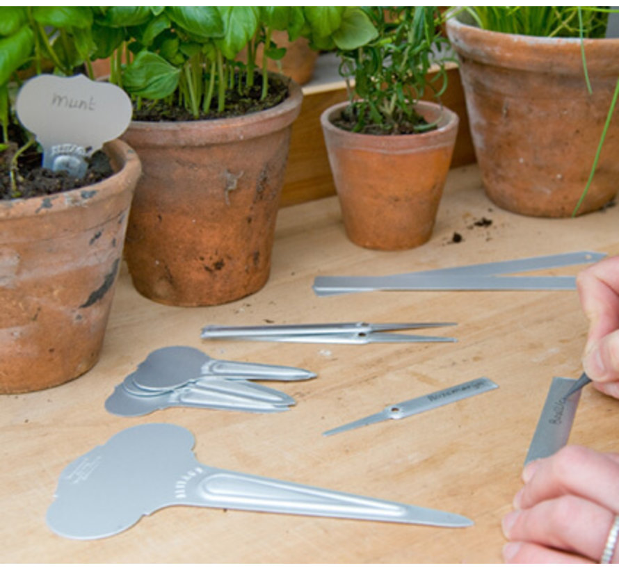 Steeketiket Victoriaans - 6 cm - 10 stuks