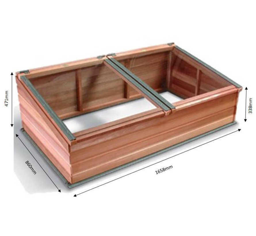 Koude bak - Kweekbak - Red Cedar